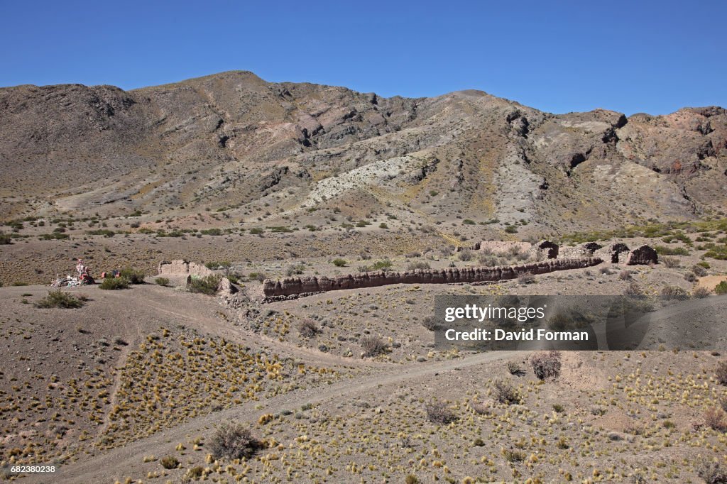 The mines of Paramillos near Mendoza, Argentina