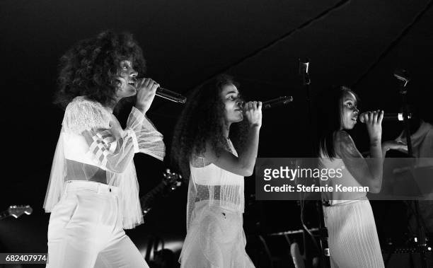 Solange Knowles performs at Christian Dior Cruise 2018 Show and After Party at Gladstone's Malibu on May 11, 2017 in Malibu, California.