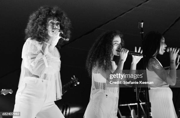 Solange Knowles performs at Christian Dior Cruise 2018 Show and After Party at Gladstone's Malibu on May 11, 2017 in Malibu, California.