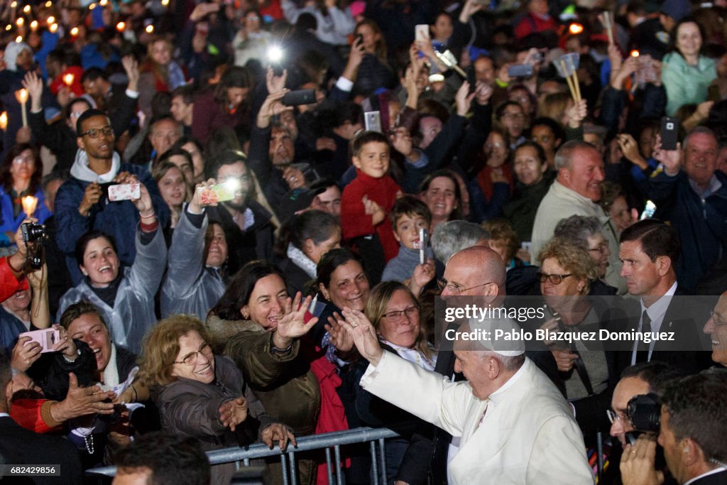 Pope Francis Celebrates A Centenary Mass At The Shrine Of Fatima