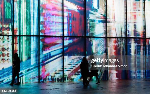 General view of 'The Theater of Disappearance' exhibition of Argentine artist Adrian Villar Rojas during the opening at Kunsthaus on May 12, 2017 in...