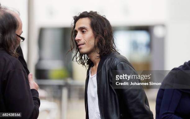 Argentine artist Adrian Villar Rojas attends the opening of his exhibition 'The Theater of Disappearance' at Kunsthaus on May 12, 2017 in Bregenz,...