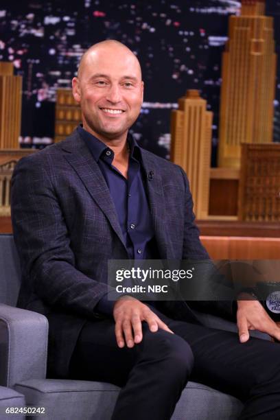 Episode 0674-- Pictured: Athlete Derek Jeter during an interview on May 12, 2017 --