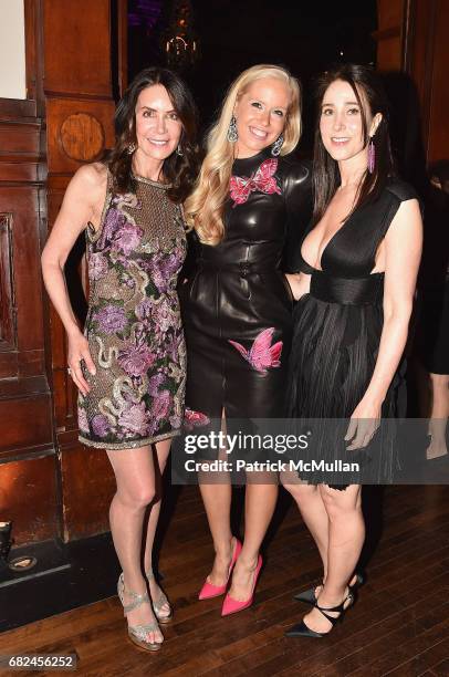 Lois Robbins, Lisa Klein and Stacy Bronfman attend the 2017 Hot Pink Party "Super Nova" presented by the Breast Cancer Research Foundation at Park...