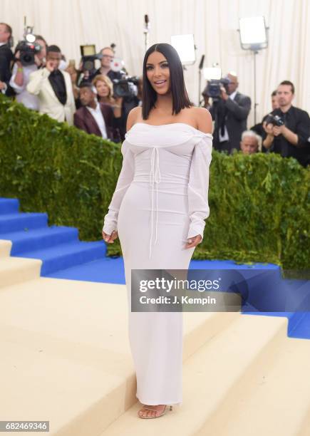 Kim Kardashian attends the "Rei Kawakubo/Comme des Garcons: Art Of The In-Between" Costume Institute Gala at Metropolitan Museum of Art on May 1,...