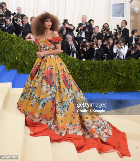 Zendaya attends the "Rei Kawakubo/Comme des Garcons: Art Of The In-Between" Costume Institute Gala at Metropolitan Museum of Art on May 1, 2017 in...