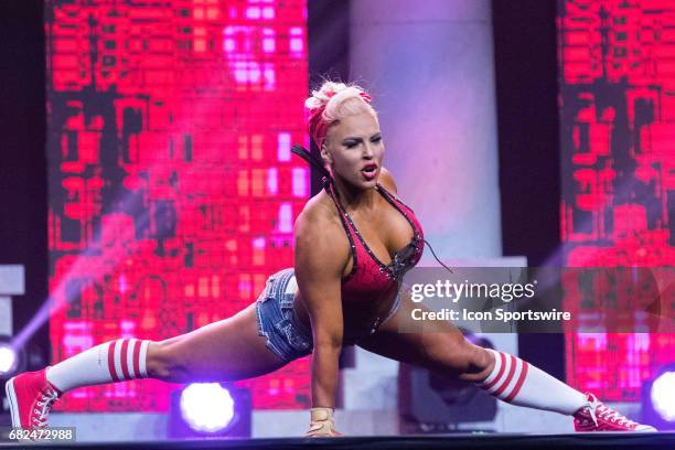 Ashley Sebera , also known as WWE Superstar Dana Brooke, competes in Fitness International as part of the Arnold Sports Festival on March 3 at the...