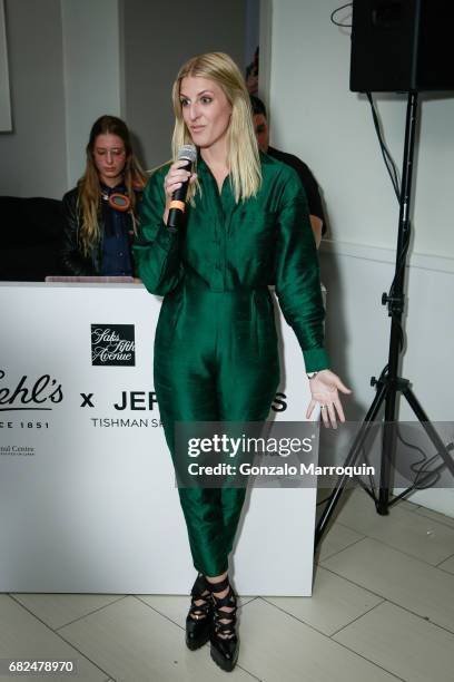 Casey Fremont attends the Kiehl's Since 1851, Art Production Fund and Saks Fifth Avenue Celebrate the Unveiling of "Seated Ballerina" by Jeff Koons...