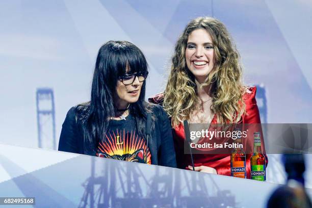 German singer Nena and her daughter Larissa Freitag during the GreenTec Awards Show at ewerk on May 12, 2017 in Berlin, Germany.