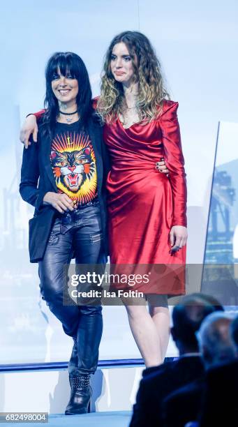 German singer Nena and her daughter Larissa Freitag during the GreenTec Awards Show at ewerk on May 12, 2017 in Berlin, Germany.