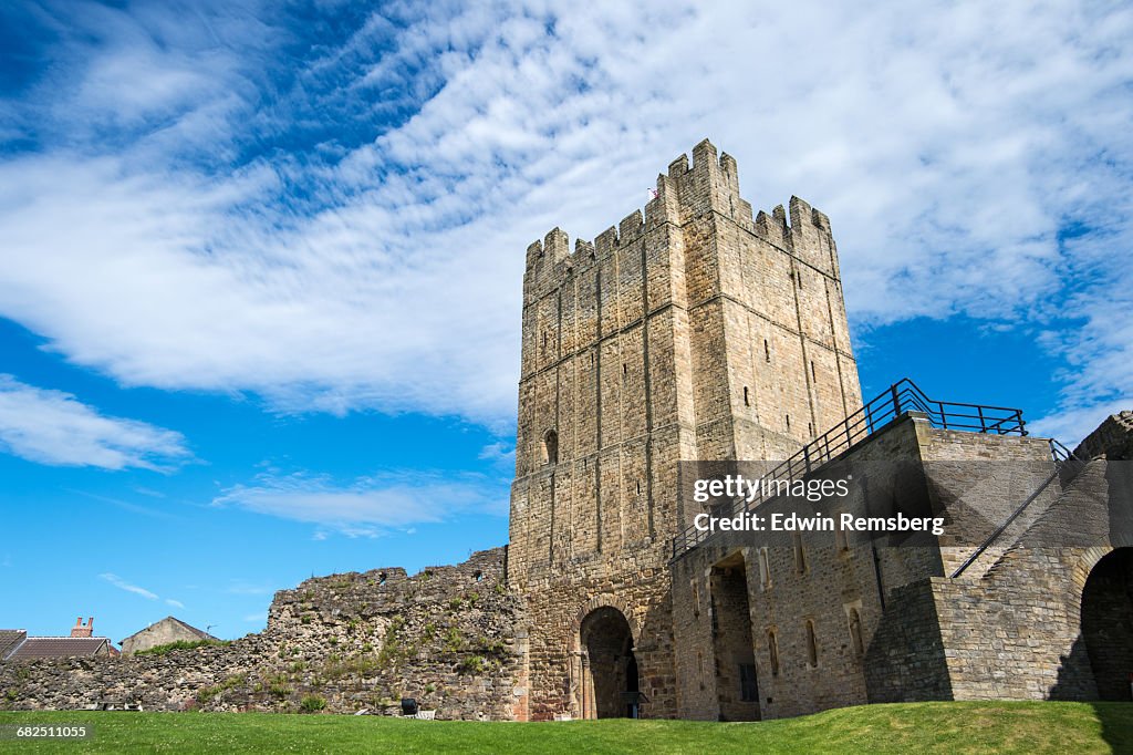 Richmond Castle in Yorkshire, England