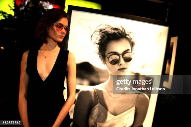 Monika Jagaciak attends the Oliver Peoples 30th Anniversary Party on May 12, 2017 in Los Angeles, California.