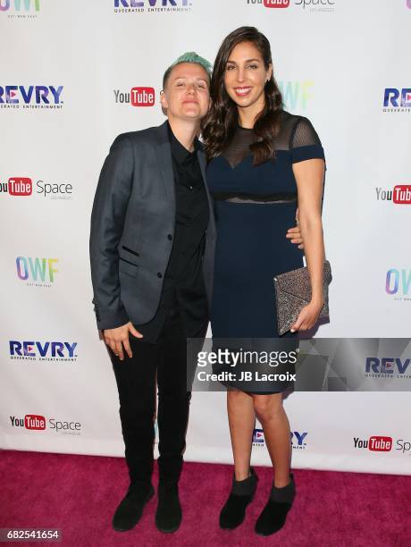 Carlie and Doni attend the OUT Web Fest 2017 LGBTQ + Digital Shorts Festival on May 12, 2017 in Culver City, California.