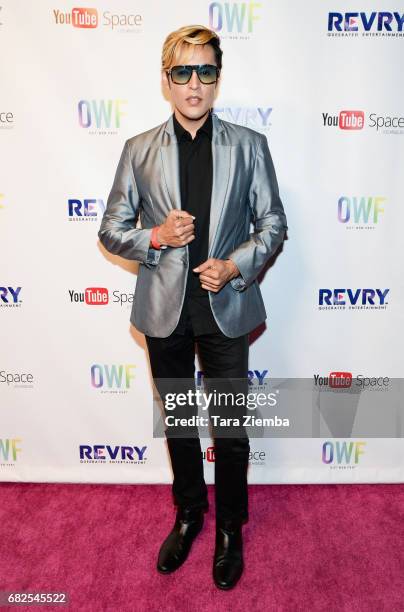 Recording artist Dario attends the opening night ceremony for OUT Web Fest 2017 LGBTQ + Digital Shorts Festival at YouTube Space LA on May 12, 2017...