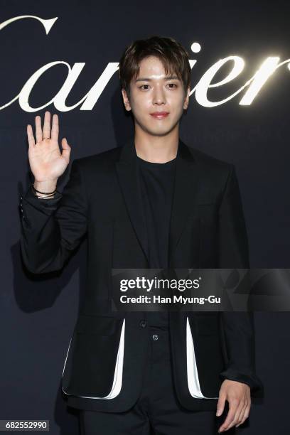 Jung Yong-Hwa of South Korean boy band CNBLUE attends the photocall for BoonTheShop x Cartier 'Panthere de Cartier' at BoonTheShop on May 11, 2017 in...