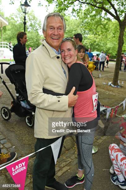 Charles Delevingne and Chloe Delevingne attend the Lady Garden 5K & 10K Run in aid of Silent No More Gynaecological Cancer Fund in Hyde Park on May...