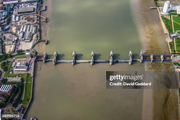 Thames Barrier Aerial Photos and Premium High Res Pictures - Getty Images