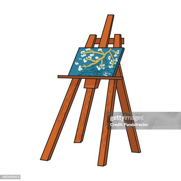 Caballete Con Icono De Obra Maestra En Estilo De Dibujos Animados Aislado Sobre Fondo Blanco Artista Y Dibujo Ilustración De Vector De Acción Del Símbolo Ilustración de stock - Getty Images Caballete Con Icono De Obra Maestra En Estilo De Dibujos Animados Aislado Sobre Fondo Blanco Artista Y Dibujo Ilustración De Vector De Acción Del Símbolo Ilustración de stock - Getty Images