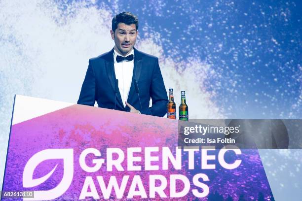 German presenter Stefan Goedde during the GreenTec Awards Show at ewerk on May 12, 2017 in Berlin, Germany.