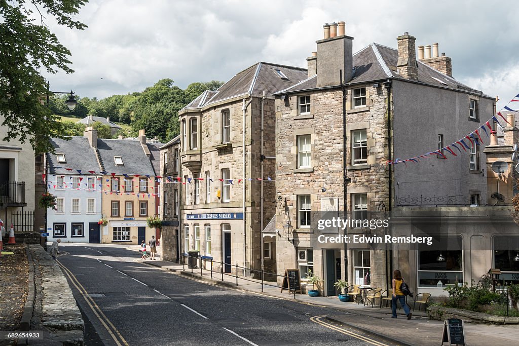 Street in Jedburgh, Scotland