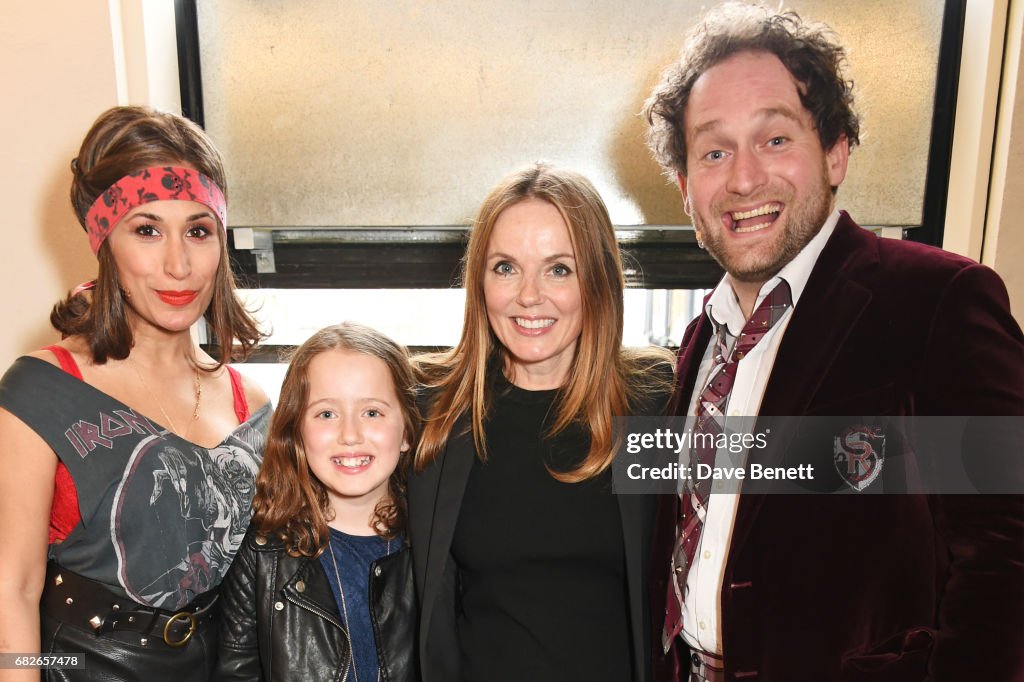 Geri Horner Visits The West End Production Of "School Of Rock: The Musical"