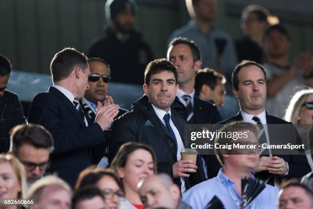 Fulham's Director of Football Operations Tony Khan looks on during the Sky Bet Championship match between Fulham and Reading at Craven Cottage on May...
