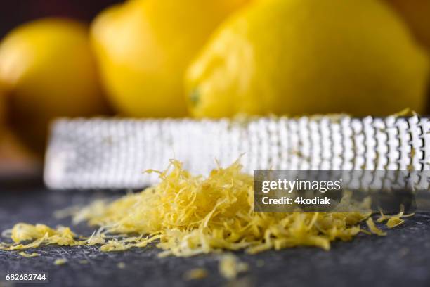Zested Lemon Rind 56 Lemon Zester Stock Photos, High-Res Pictures, and Images - Getty Images