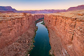 Marble Canyon and Colorado River in Arizona USA