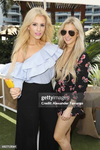 Kristyn Guzman and Katie Jackson attend Simply Stylist Miami Pop-Up with Coppertone at Eden Roc Hotel on May 13, 2017 in Miami Beach, Florida.