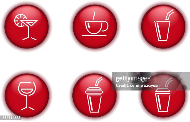 drink click - frozen drink stock illustrations