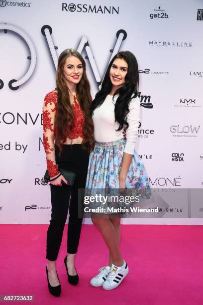 Lisa Marie Schiffner and Ana Kohler attend the GLOW - The Beauty Convention on May 13, 2017 in Duesseldorf, Germany.