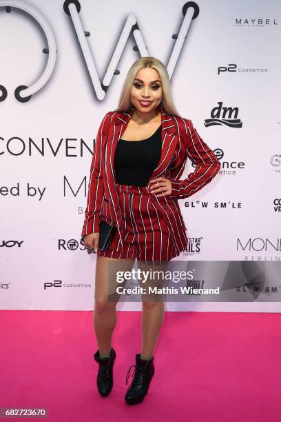 Jenny from the Block attends the GLOW - The Beauty Convention on May 13, 2017 in Duesseldorf, Germany.