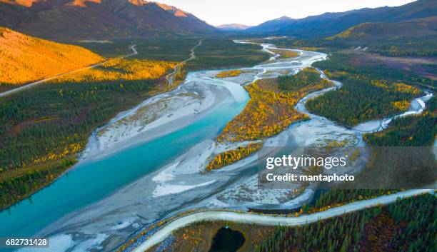 alaska landscape - ak stock pictures, royalty-free photos & images