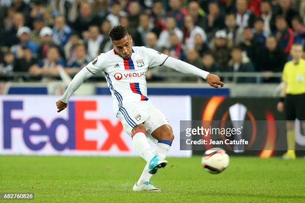 Corentin Tolisso of Lyon during the UEFA Europa League, semi final second leg match between Olympique Lyonnais and Ajax Amsterdam at Parc OL on May...