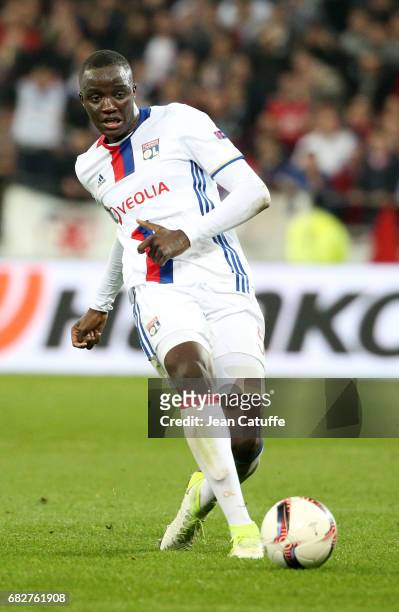 Mouctar Diakhaby of Lyon during the UEFA Europa League, semi final second leg match between Olympique Lyonnais and Ajax Amsterdam at Parc OL on May...
