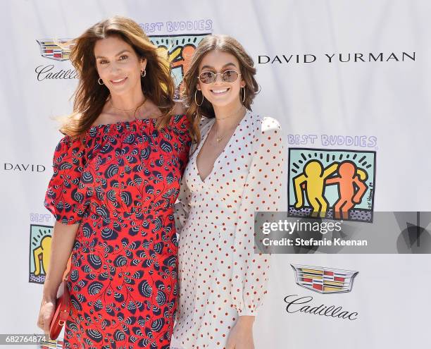 Cindy Crawford and Kaia Gerber attend Cindy Crawford and Kaia Gerber host Best Buddies Mother's Day Brunch in Malibu, CA sponsored by David Yurman on...