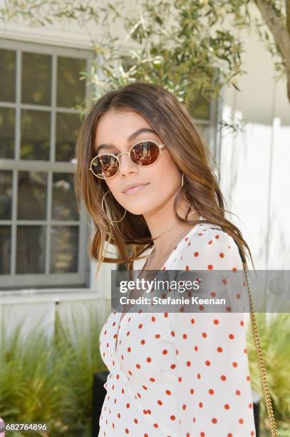 Kaia Gerber attends Cindy Crawford and Kaia Gerber host Best Buddies Mother's Day Brunch in Malibu, CA sponsored by David Yurman on May 13, 2017 in...