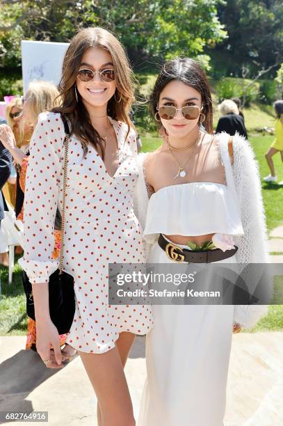 Kaia Gerber and Vanessa Hudgens attend Cindy Crawford and Kaia Gerber host Best Buddies Mother's Day Brunch in Malibu, CA sponsored by David Yurman...