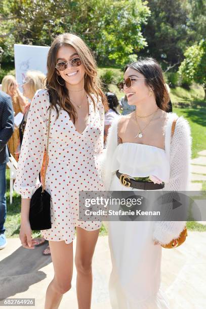 Kaia Gerber and Vanessa Hudgens attend Cindy Crawford and Kaia Gerber host Best Buddies Mother's Day Brunch in Malibu, CA sponsored by David Yurman...