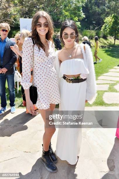 Kaia Gerber and Vanessa Hudgens attend Cindy Crawford and Kaia Gerber host Best Buddies Mother's Day Brunch in Malibu, CA sponsored by David Yurman...