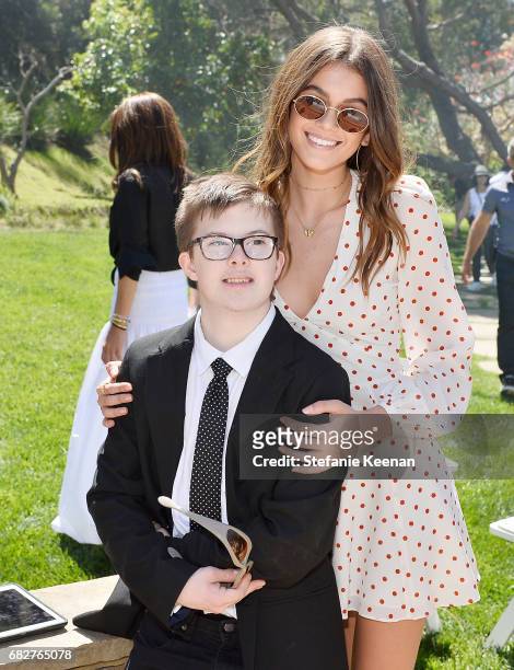 Kaia Gerber and guest attend Cindy Crawford and Kaia Gerber host Best Buddies Mother's Day Brunch in Malibu, CA sponsored by David Yurman on May 13,...