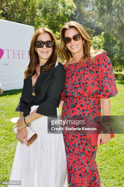 Lyndie Benson and Cindy Crawford attend Cindy Crawford and Kaia Gerber host Best Buddies Mother's Day Brunch in Malibu, CA sponsored by David Yurman...