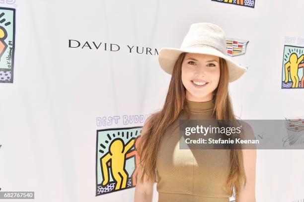 Amanda Cerny attends Cindy Crawford and Kaia Gerber host Best Buddies Mother's Day Brunch in Malibu, CA sponsored by David Yurman on May 13, 2017 in...