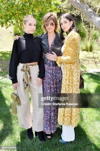 Delilah Belle Hamlin, Lisa Rinna and Amelia Gray Hamlin attend Cindy Crawford and Kaia Gerber host Best Buddies Mother's Day Brunch in Malibu, CA...