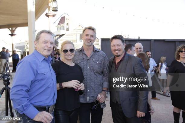 Mike Gursey, Alicia Allain, John Schneider, and Dustin Rikert attend "You're Gonna Miss Me" premiere sponsored by Visit Tucson on May 13, 2017 in...