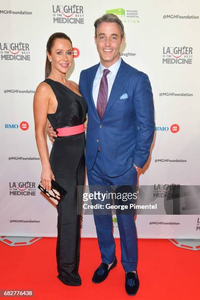 Jessica Mulroney and TV Personality Ben Mulroney attend Laughter Is The Best Medicine III Gala at Beanfield Centre, Exhibition Place on May 13, 2017...