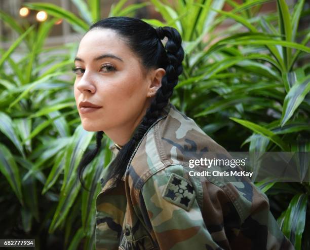 Bishop Briggs poses for portraits after her performance at Shaky Knees Music Festival at Centennial Olympic Park on May 13, 2017 in Atlanta, Georgia.