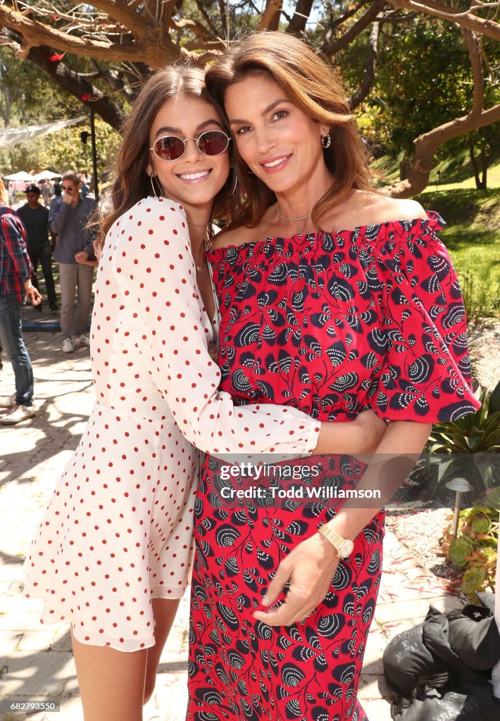 Mother's Day Weekend Brunch Hosted By Best Buddies Global Ambassador Cindy Crawford And Daughter Kaia Gerber