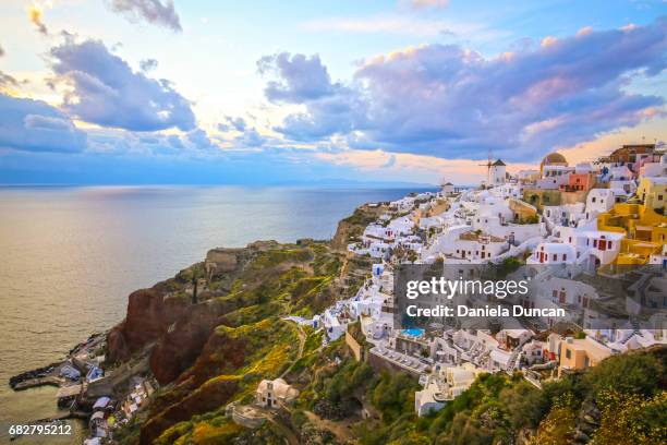 beautiful oia - oia santorini imagens e fotografias de stock