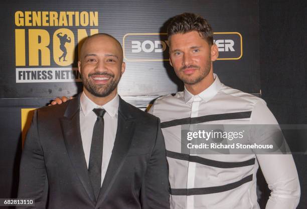 Vlad Yudin with Edwin Mejia Jr. Arrive to attend the premiere of 'Generation Iron 2' Q&A at National Exhibition Centre on May 12, 2017 in Birmingham,...